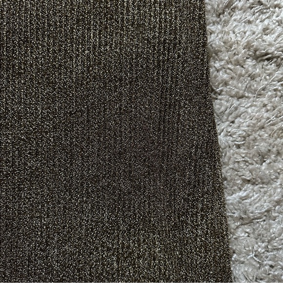 Gold glitter turtleneck dress from ZARA - Picture 4 of 5